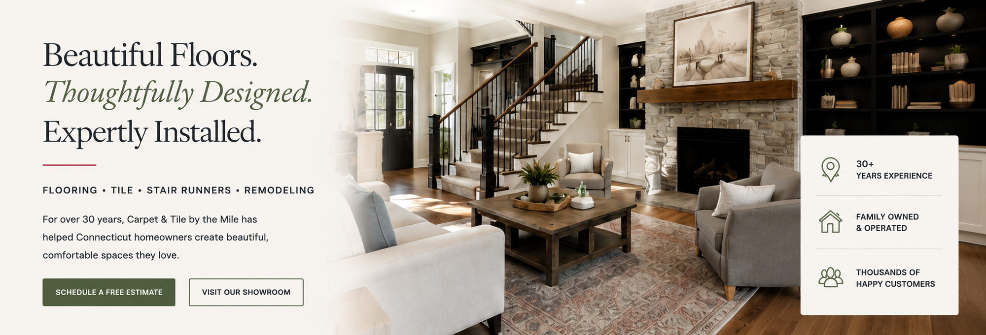 Shop Flooring Products from Carpet and Tile By the Mile in Milford, CT.