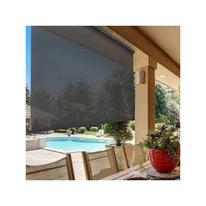 Exterior solar shades at Carpet and Tile By the Mile in Milford, CT